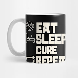 Eat Sleep Cure Repeat Mug